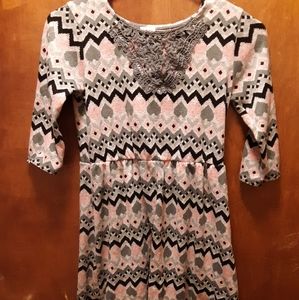 Girl Mid-Sleeve dress